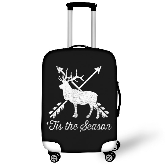 'Tis The Season Funny Deer Bow Hunting Hunter Gift Luggage Covers