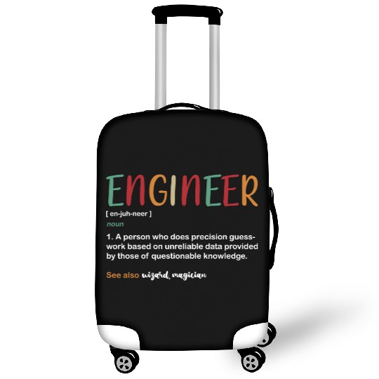 Funny College Student Engineer Definition Luggage Covers