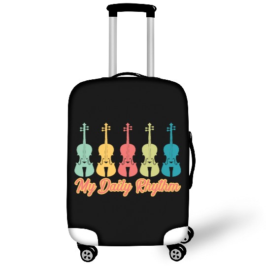 Daily Rhythm Orchestra Music Instrument Violinist Luggage Covers