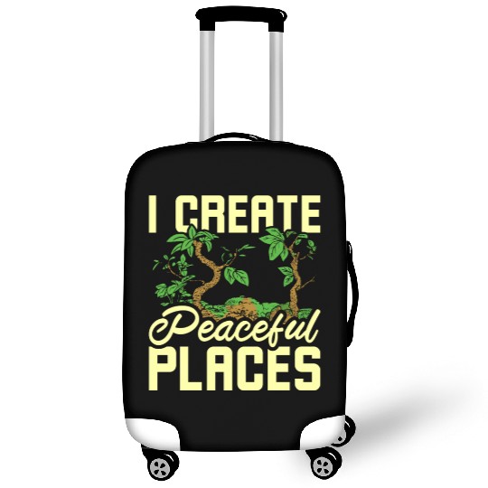 I create peaceful places gardening Luggage Covers