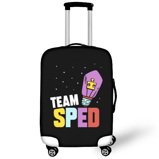 Team Sped Special Education Teacher Awareness Luggage Covers