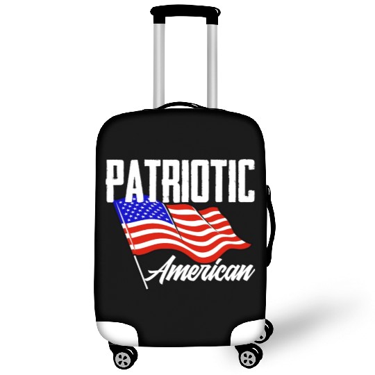 Patriotic American America US Flag USA 4th July Luggage Covers
