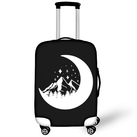 Mountains in the moon Full moon Luggage Covers