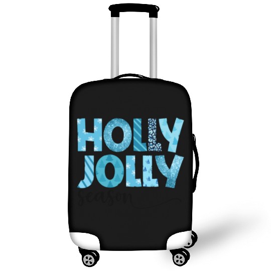 Holly Jolly season sublimation Luggage Covers