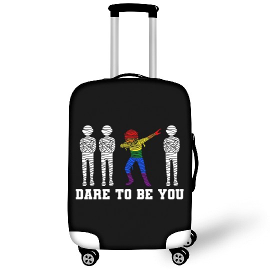 Dabbing Mummy LGBTQ Pride Halloween Luggage Covers