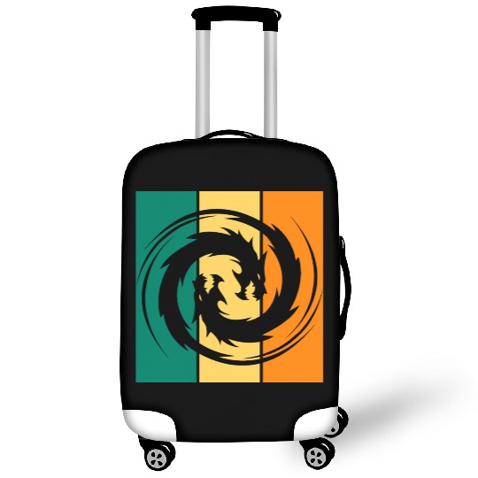 Dragon Ying Yang Luggage Covers