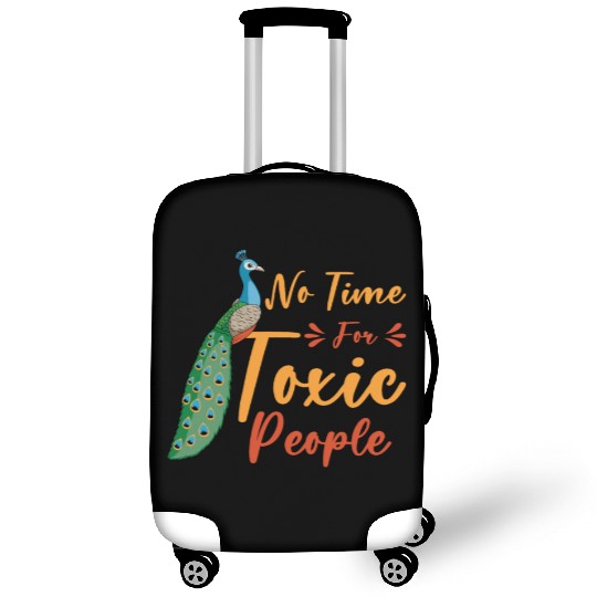 Peacock Positivity Peacock Fan Toxic People Nature Luggage Covers