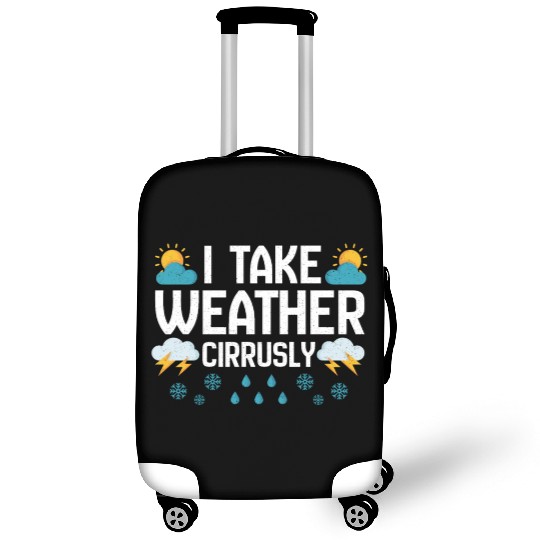 Weather Cirrusly Meteorologist Meteorology Storm Luggage Covers