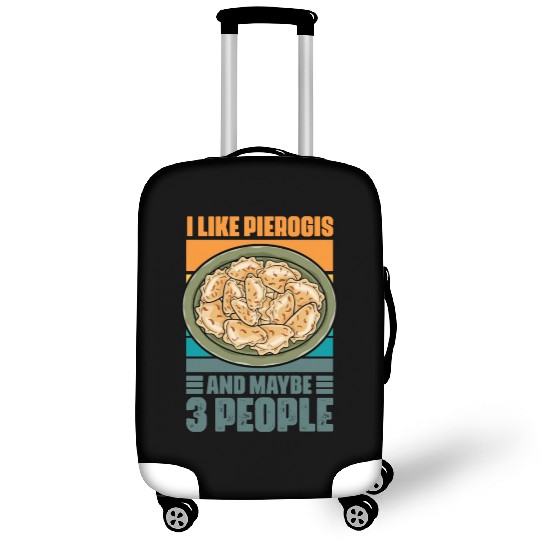 Retro Vintage Polish Cuisine Humor For Pierogi Luggage Covers