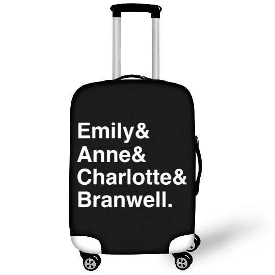 Funny Emily Bronte Charlotte Bronte Bronte Sibling Luggage Covers