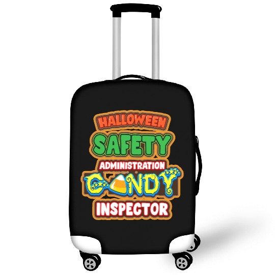 Halloween Costume Halloween Safety Candy Inspector Luggage Covers