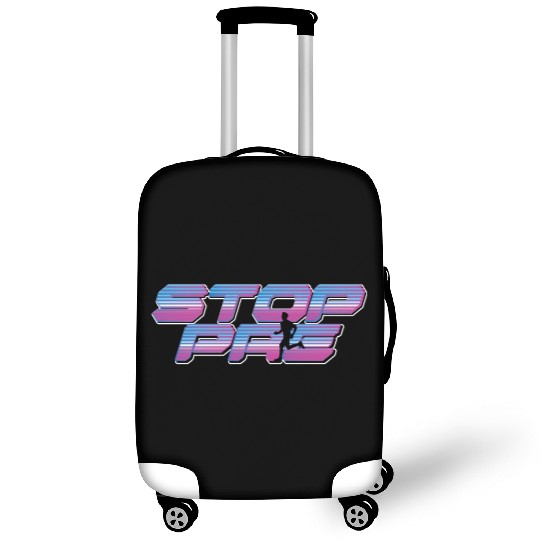 Stop Pre Marathon Running Vintage Runner Stop Pre Luggage Covers