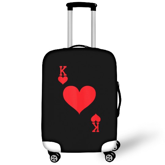 King of Hearts Playing Card Halloween Costume Tank Luggage Covers