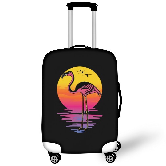 Flamingo Sunset Beach Lover Gift Luggage Covers