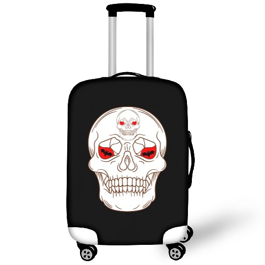 FUNNY halloween scary head Luggage Covers phantom