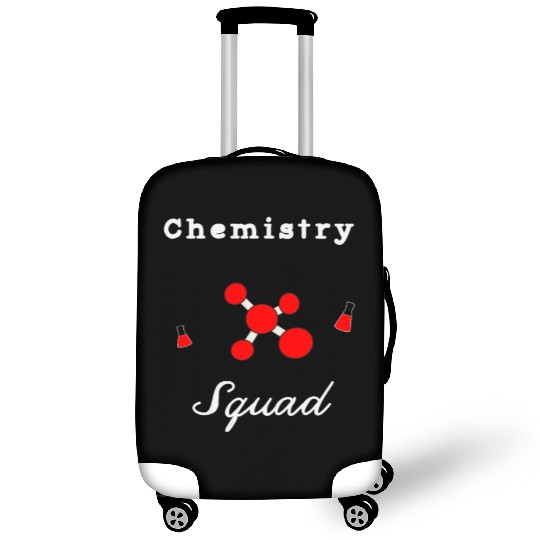 Red Chemistry Science Lab Organic Chem Squad Luggage Covers
