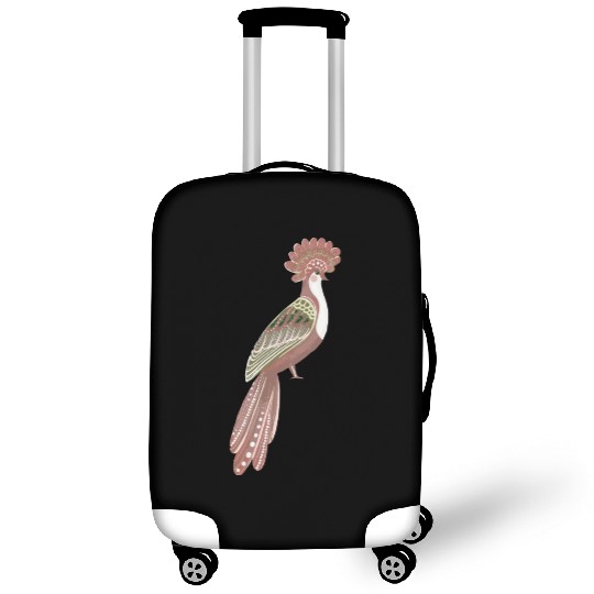 Folk art fancy bird Luggage Covers