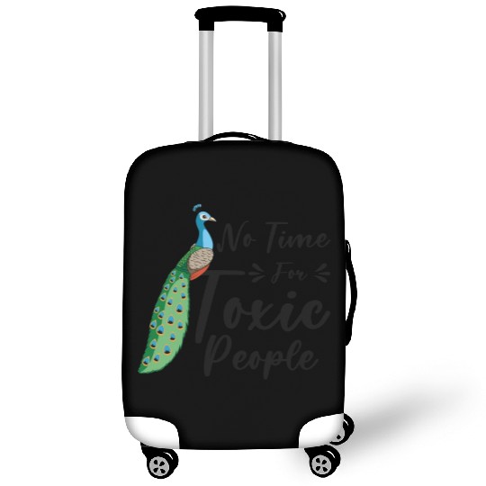 Peacock Positivity Peacock Fan Toxic People Nature Luggage Covers