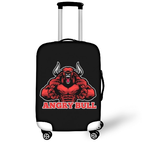 Angry Bull Design Luggage Covers