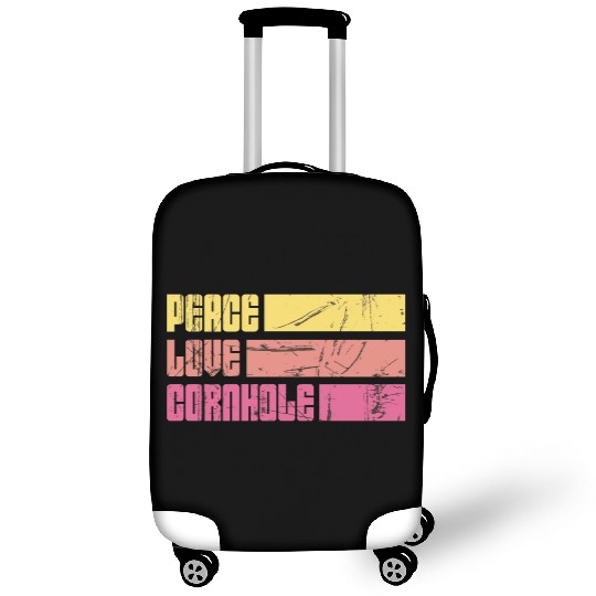Peace Love Cornhole Luggage Covers