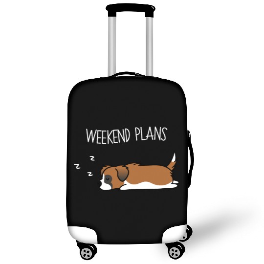 Weekend Plans Saint Bernard Luggage Covers