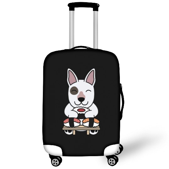 Sushi Lover English Bull Terrier Luggage Covers