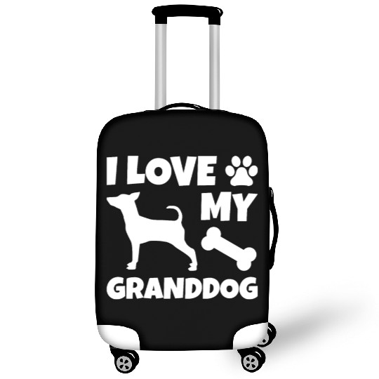 I Love My Granddog Miniature Pinscher Luggage Covers