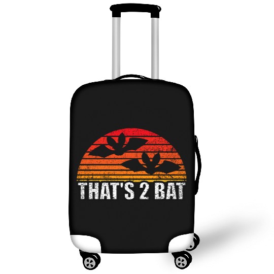 That's 2 Bat, Halloween Bat Pun Luggage Covers