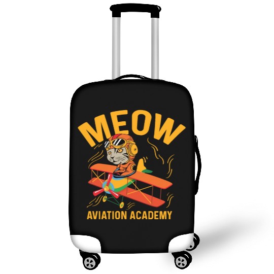 Meow Aviation Academy Co-Pilot Gift Luggage Covers