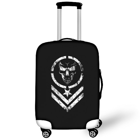 Grunge White Luggage Covers