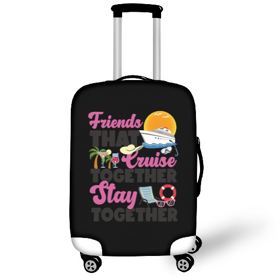 Cruise Ship Vacation Friends Luggage Covers