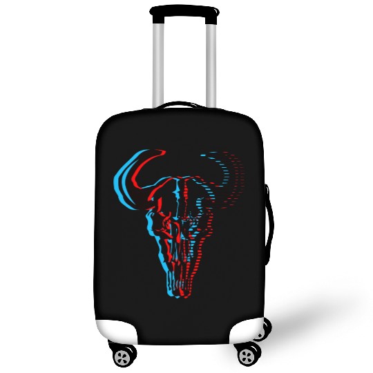 Buffalo skull Luggage Covers