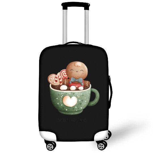 Christmas Gingerbread Graphic Luggage Covers