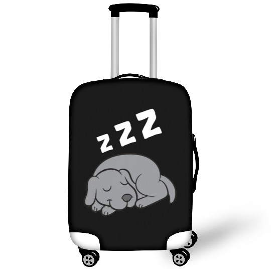 Weimaraner Dog Sleeping Pajama Sleeping Luggage Covers