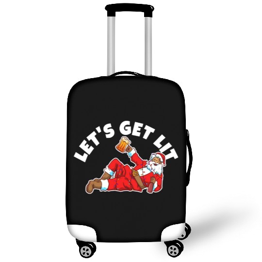 Lets get lit christmas Luggage Covers