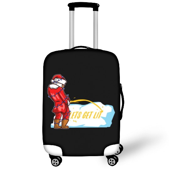 Lets get lit christmas Luggage Covers