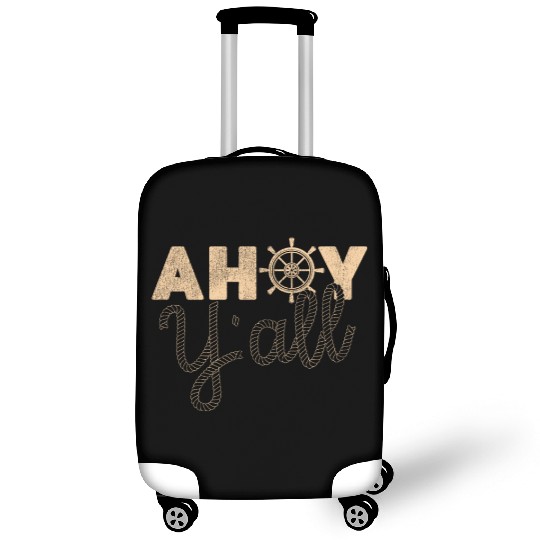 Cruise Ship Vacation Girl Ahoy Luggage Covers
