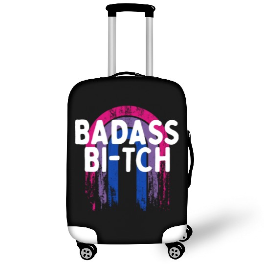 Badass Bi-tch Bisexual LGBTQ Bi Pride LGBT Luggage Covers