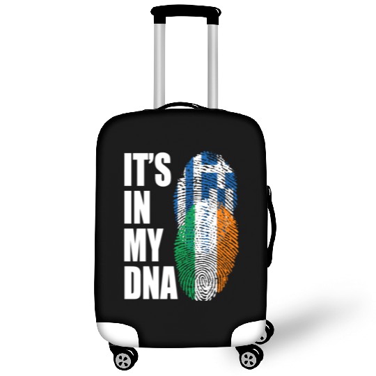 Greek And Irish Mix Heritage DNA Flag Luggage Covers