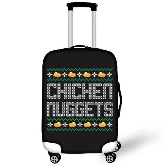 X-Mas Quote - Chicken Nuggets Luggage Covers