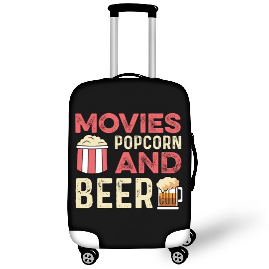 Movie Popcorn Beer Movie Critic Gift Luggage Covers
