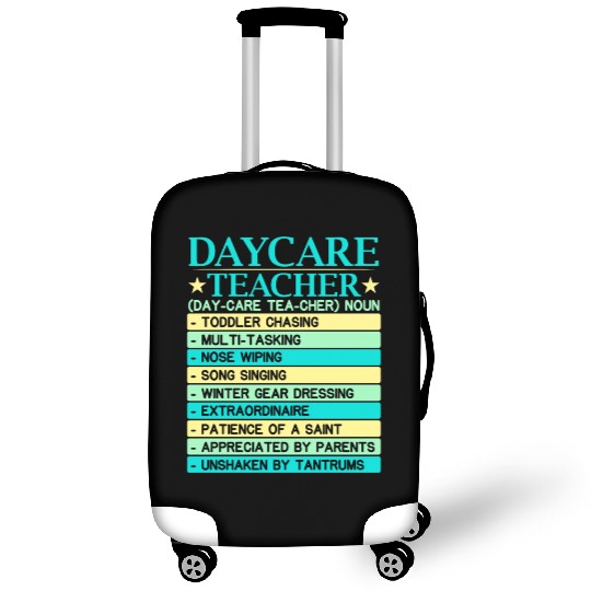 Daycare Teacher Childcare Educator Director Luggage Covers