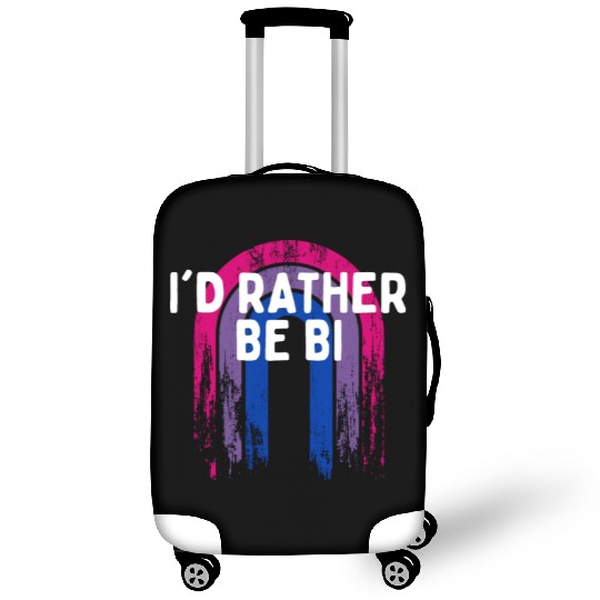 I'd Rather be Bi Bisexual LGBTQ Bi Pride LGBT Luggage Covers