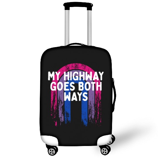 My Highway Goes Both Ways Bisexual LGBTQ Bi Pride Luggage Covers