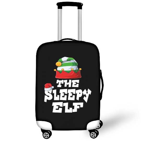 Gamer Elf Family Matching Christmas Group Pajama Luggage Covers