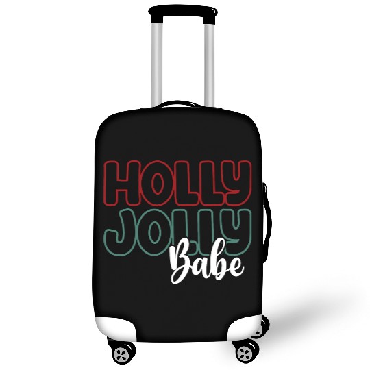 Holly jolly babe Luggage Covers