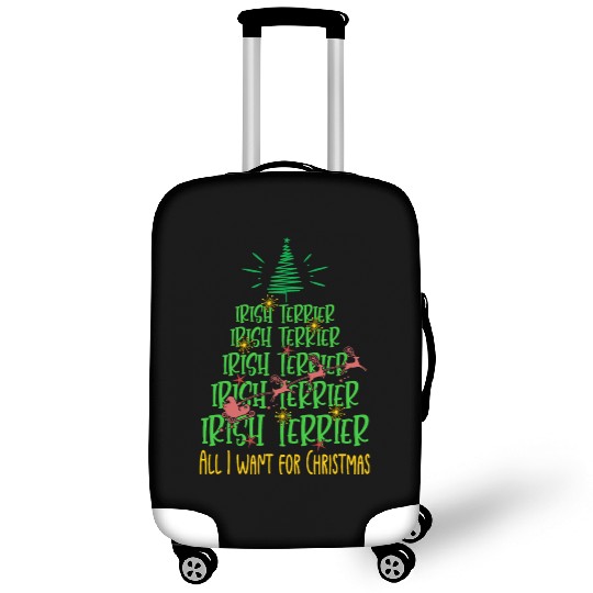 Irish Terrier Christmas Dog breed Christmas Tree Luggage Covers
