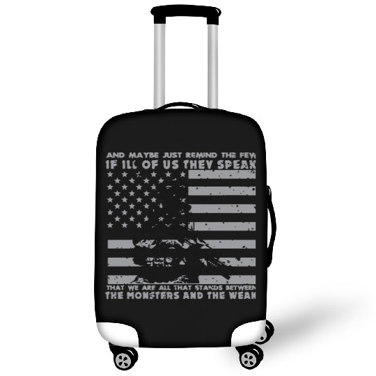The Monsters And The Weak US Army Veteran Luggage Covers