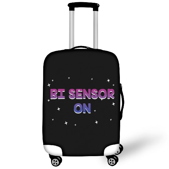 Bi Sensor On Bisexual Funny Bi Pride Humor LGBTQ Luggage Covers