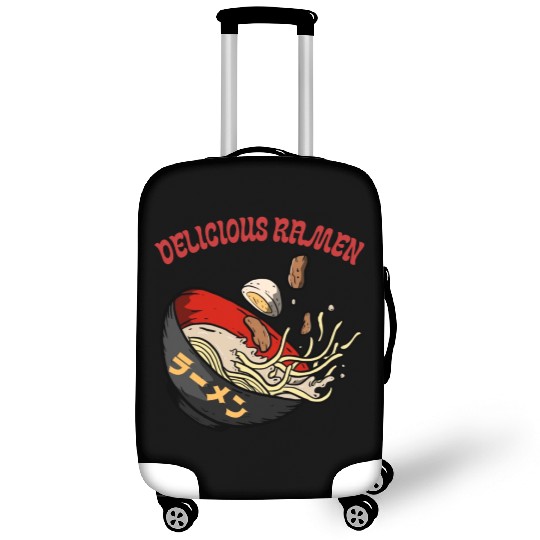Ramen Mushroom Crossword-japanese noodles Luggage Covers